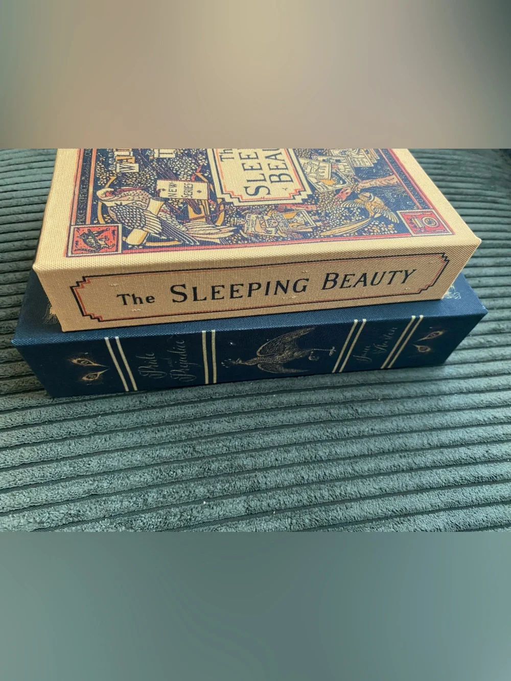 Secret Book Boxes Pride & Prejudice/Sleeping Beauty Decorative Storage Set of 2